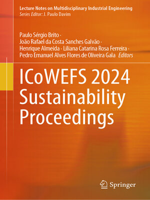cover image of ICoWEFS 2024 Sustainability Proceedings